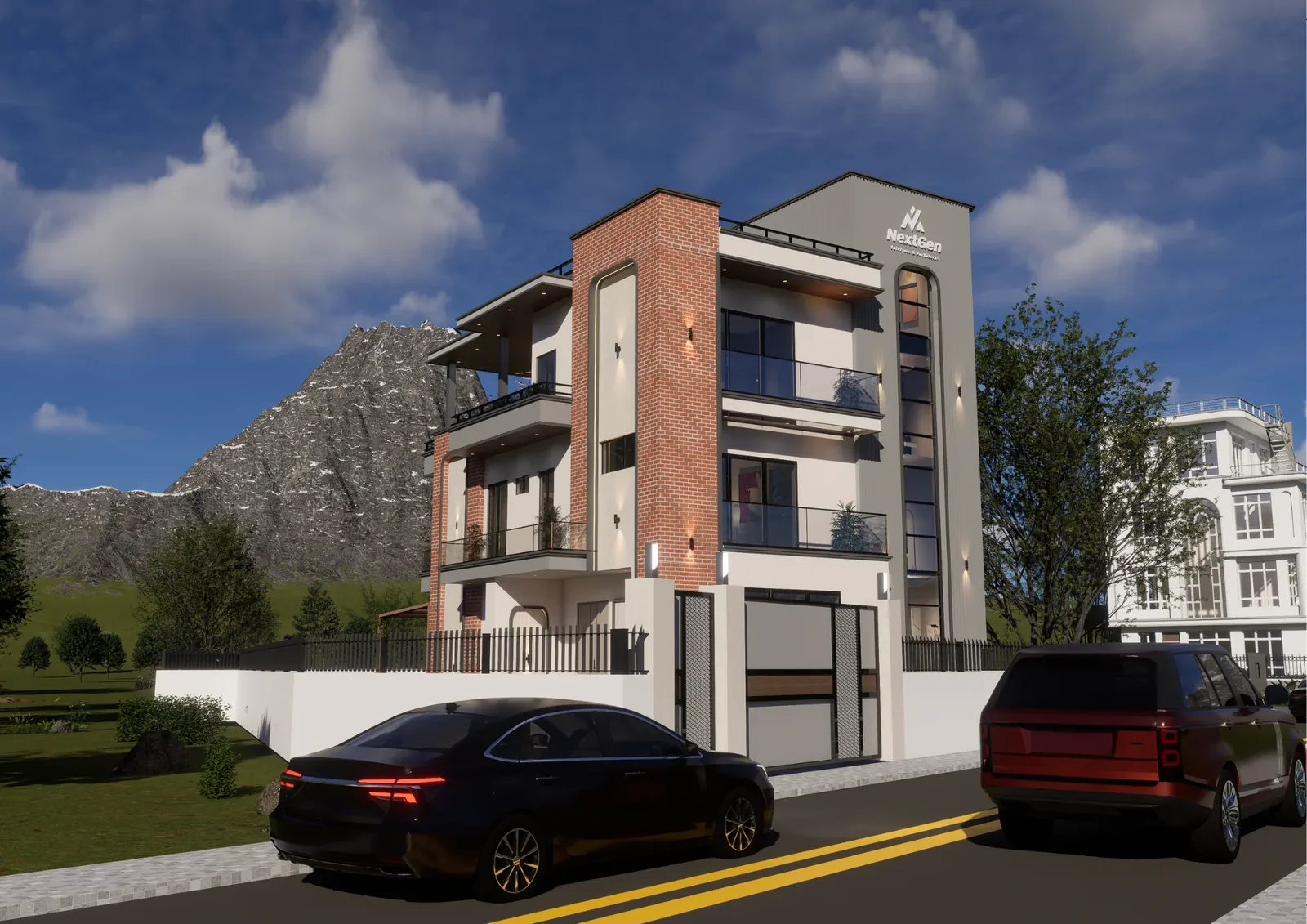 Affordable International Style House Nepal